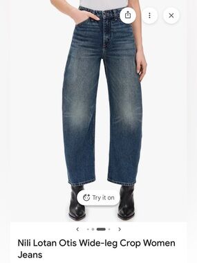 Nili Lotan Otis Barrel Jeans